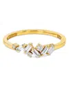 Suzanne Kalan 18k Yellow Gold Frenzy Diamond Cluster Ring In Gold