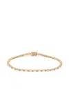 Suzanne Kalan 18k Yellow Gold Linear Diamond Tennis Bracelet In White