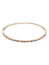 Suzanne Kalan 18kt Rainbow Gelbgold-choker Mit Saphir In Gold