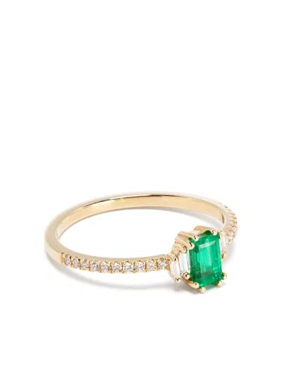 Suzanne Kalan 18kt Gelbgoldring Mit Smaragd Und Diamanten In Gold