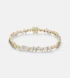 Suzanne Kalan 18kt Gold Bracelet With Diamonds In Gold