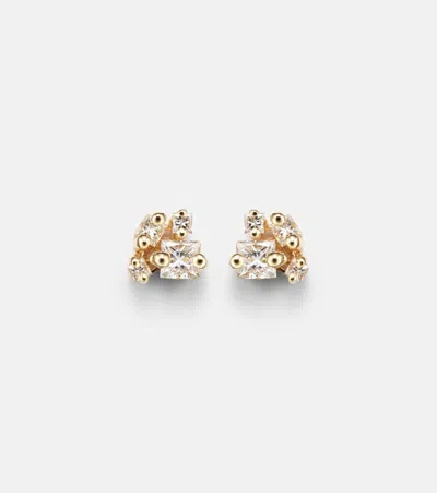 Suzanne Kalan 18kt Gold Earrings With Diamonds
