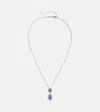 Suzanne Kalan 18kt Gold Pendant Necklace With Sapphires And Diamonds In Gold