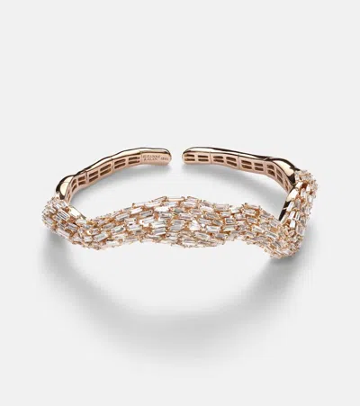 Suzanne Kalan 18kt Rose Gold Bracelet With Diamonds