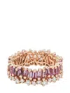Suzanne Kalan 18kt Rose Gold Diamond And Sapphire Ring In Gold