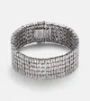 Suzanne Kalan 18kt White Gold Bracelet With Diamonds In Silver