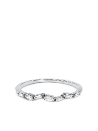 Suzanne Kalan 18kt White Gold Fireworks Diamond Ring