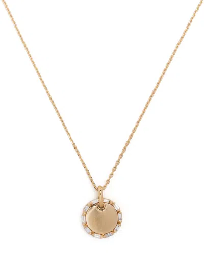 Suzanne Kalan 18k Yellow Gold Medium Pendant Diamond Necklace