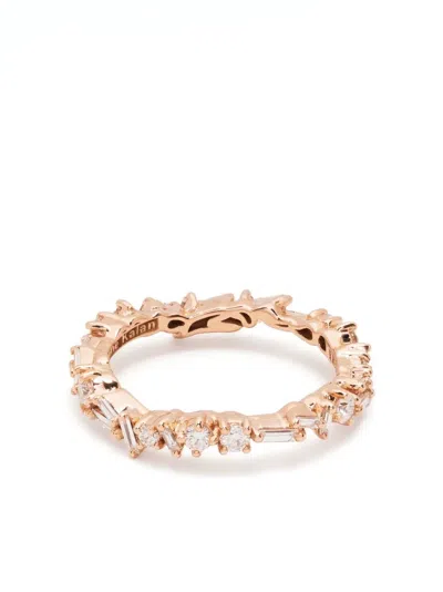 Suzanne Kalan 18kt Fireworks Gelbgoldring Mit Diamanten In Silver