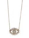 Suzanne Kalan 18kt Yellow Gold Firework Evil Eye Necklace In 金色