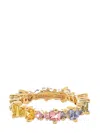 Suzanne Kalan 18kt Yellow Gold Sapphire Band Ring In Multi