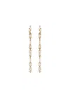Suzanne Kalan 18k Yellow Gold Linear Drop Earrings In Gold