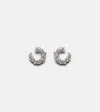 Suzanne Kalan Chloé 18kt White Gold Hoop Earrings With Diamonds In White