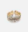 Suzanne Kalan Classic 18kt Gold Ring With Diamonds In Gold