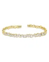 Suzanne Kalan Classic Diamond Bangle Bracelet In 18k Yellow Gold, 1.2 Tcw In Gold