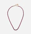 Suzanne Kalan Infinite 18kt Rose Gold Necklace With Rubies And Diamonds In Gold