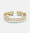 Suzanne Kalan Medium 18kt Gold Bangle With Diamonds In Gold