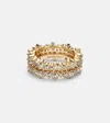 Suzanne Kalan Milli 18kt Gold Tech Ring Jackets With Diamonds In Gold