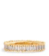 Suzanne Kalan Mini Yellow Gold And Diamond Classic Eternity Ring In Gold