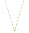 Suzanne Kalan Mini Yellow Gold Infinite Pendant Necklace In Gold