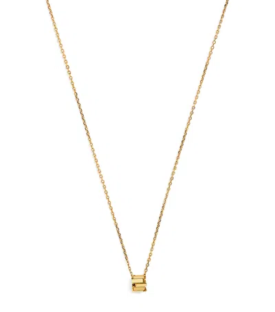 Suzanne Kalan Mini Yellow Gold Infinite Pendant Necklace
