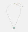 Suzanne Kalan One Of A Kind 18kt Gold Necklace With Opal And Diamonds In Gold