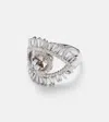 Suzanne Kalan One Of A Kind 18kt White Gold Ring With Diamonds In Metallic