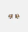Suzanne Kalan Princess Mini 18kt Gold Earrings With Diamonds In Gold