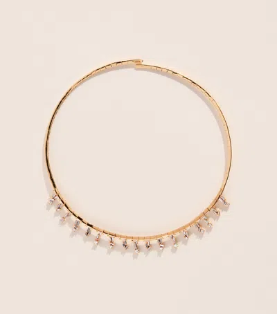 Suzanne Kalan Rose Gold And Diamond Classic Fireworks Thin Cascade Choker