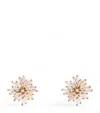 Suzanne Kalan Rose Gold And Diamond Classic Spark Stud Earrings In Gold