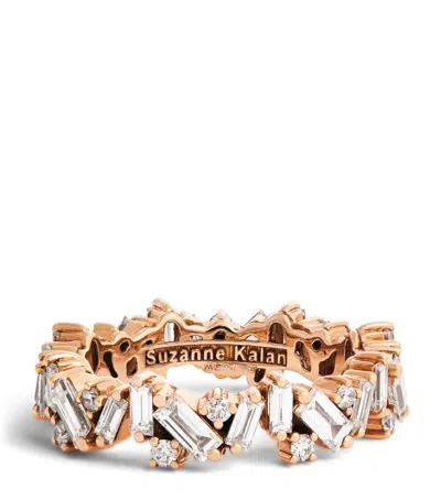 Suzanne Kalan Rose Gold And Diamond Frenzy Eternity Ring