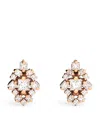 Suzanne Kalan Rose Gold And Diamond La Fantasie Stud Earrings In Gold