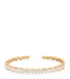 Suzanne Kalan Rose Gold And Diamond Princess Bangle In Gold