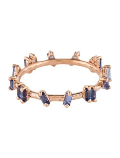 Pre-owned Suzanne Kalan Sapphire Barbwire Band In Multi
