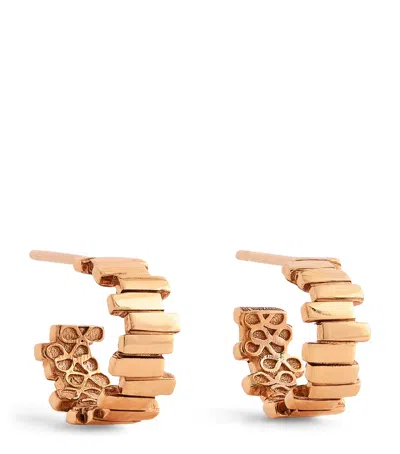 Suzanne Kalan Small Rose Gold Golden Hoop Earrings