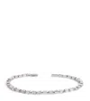 Suzanne Kalan Small White Gold And Diamond Thin Bold Bangle In White