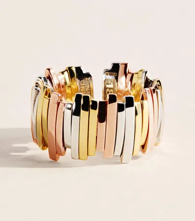 Suzanne Kalan Three-tone Golden Jagged Wide Band