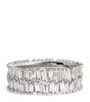 Suzanne Kalan White Gold And Classic Diamond Tech Ring Jackets In Gray