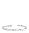 Suzanne Kalan White Gold And Diamond Classic Bangle In White