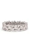 Suzanne Kalan White Gold And Diamond Shimmer Eternity Ring In White