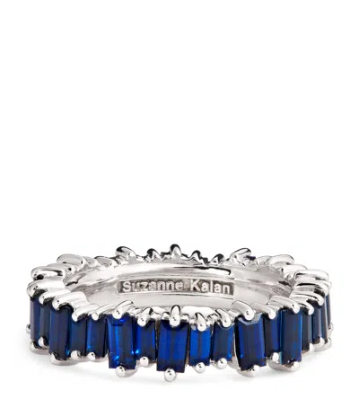 Suzanne Kalan White Gold And Sapphire Bold Eternity Ring