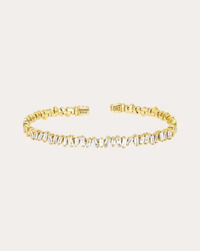 Suzanne Kalan Women's Classic Diamond Cuff Bracelet In Gold