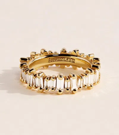 Suzanne Kalan Yellow Gold And Diamond Bold Eternity Ring