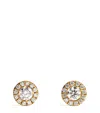 Suzanne Kalan Yellow Gold And Diamond Bold Stud Earrings In Gold