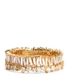 Suzanne Kalan Yellow Gold And Diamond Classic Eternity Ring In Gold