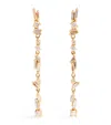 Suzanne Kalan Yellow Gold And Diamond Classic Firework Sparkler Drop Earrings In Gold