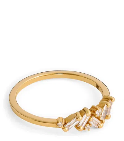Suzanne Kalan Yellow Gold And Diamond Frenzy Ring