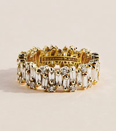 Suzanne Kalan Yellow Gold And Diamond Shimmer Audrey Ring
