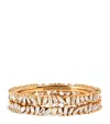 Suzanne Kalan Yellow Gold And Diamond Tech Ring Jackets In Brown