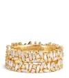 Suzanne Kalan Yellow Gold And Mixed Diamond Tech Ring Jackets In Gold